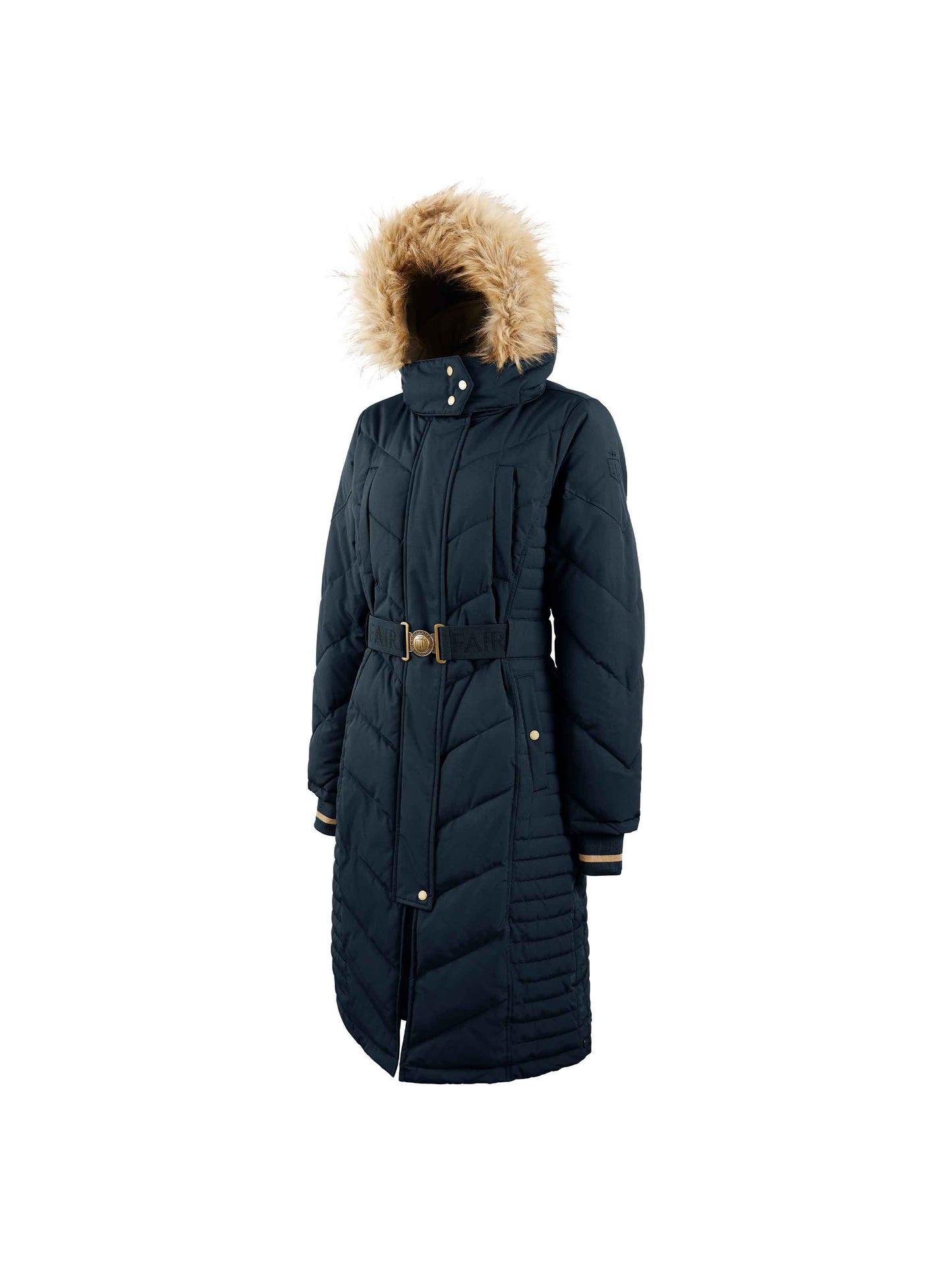 Charlotte Longline Coat Navy