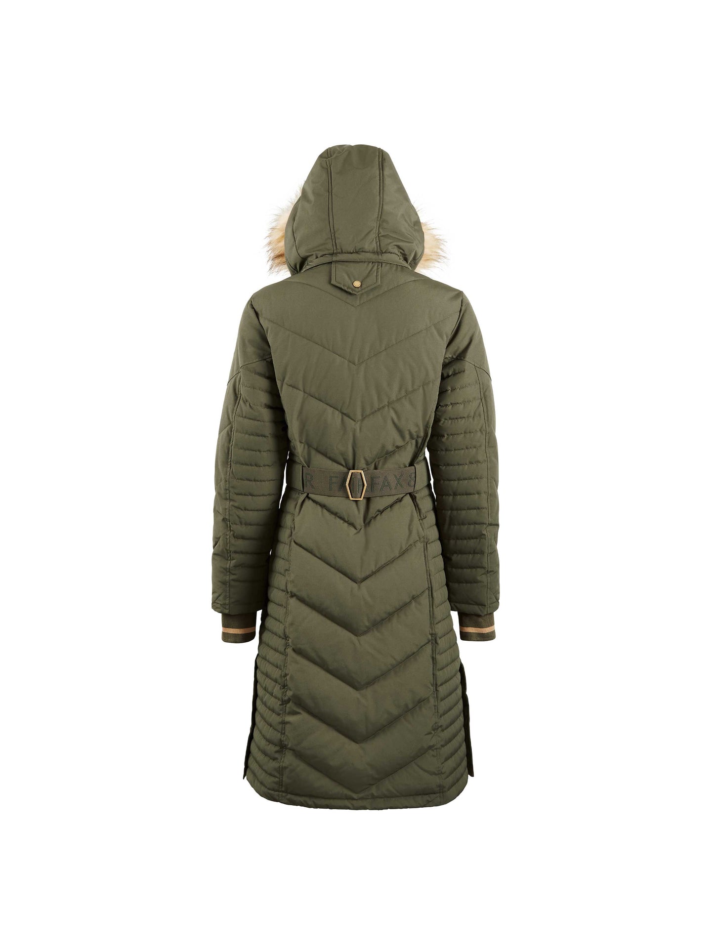 Charlotte Longline Coat Khaki