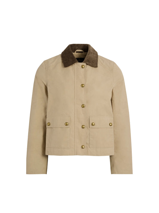 Tabitha Wax Jacket Oatmeal