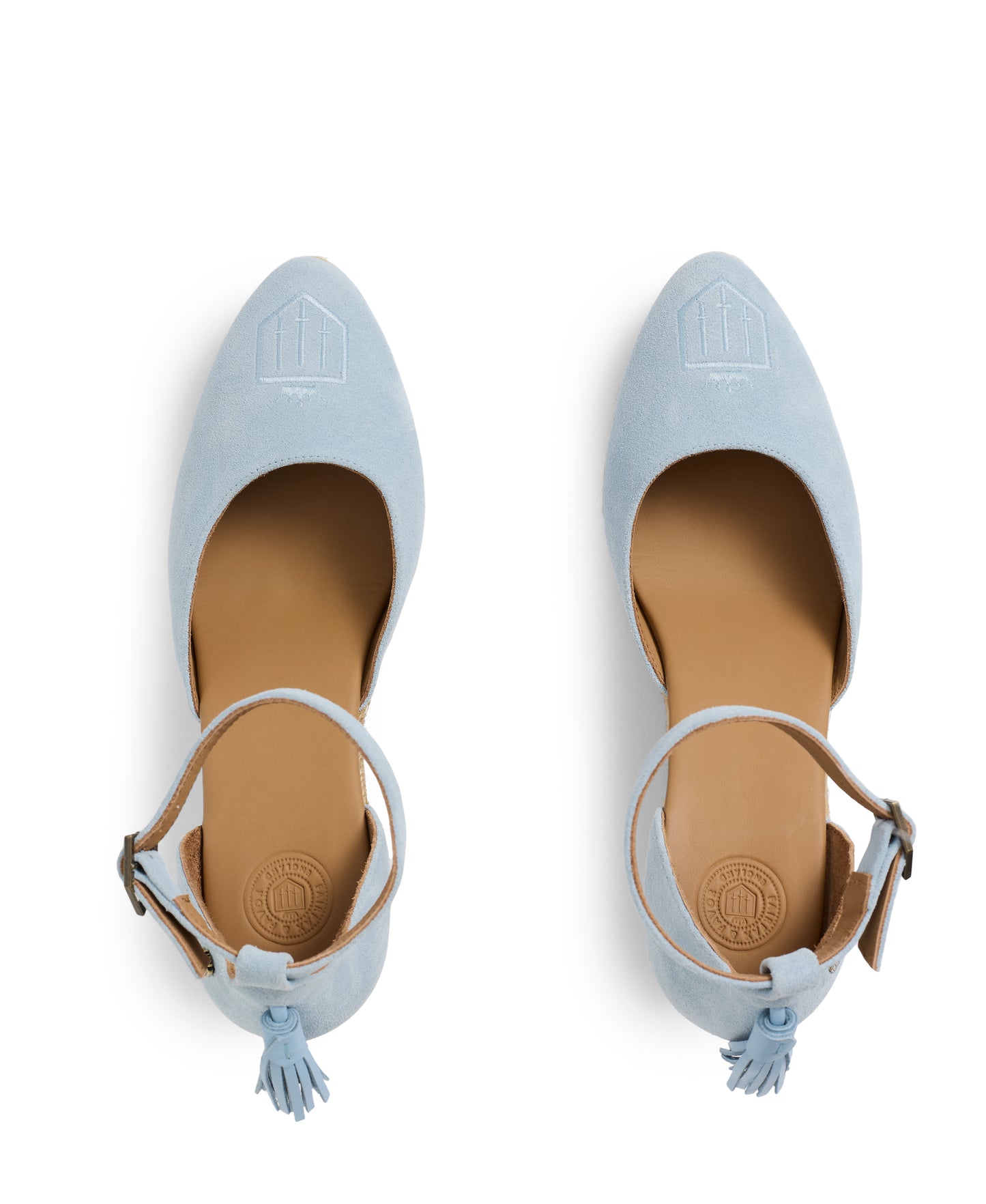 'Monaco' Wedge Sky Blue