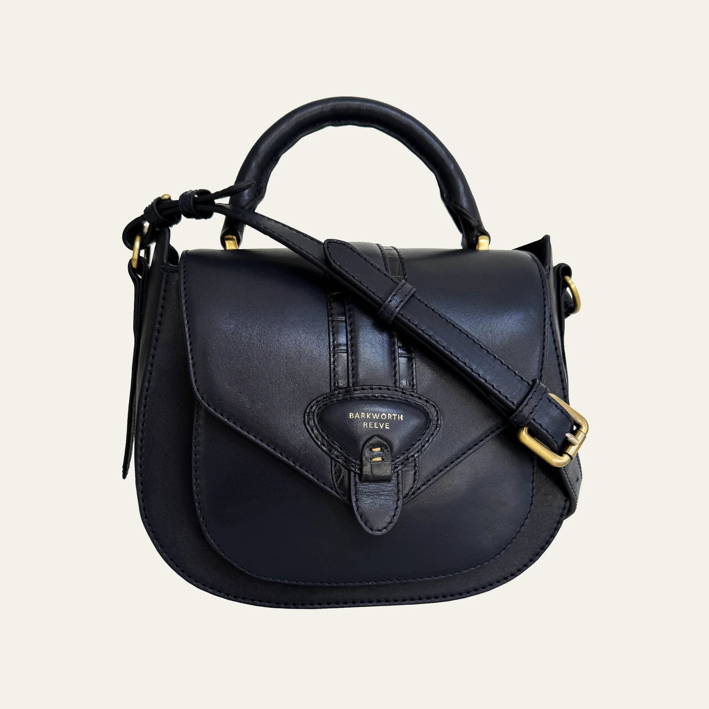 Belton Navy Saddle Bag