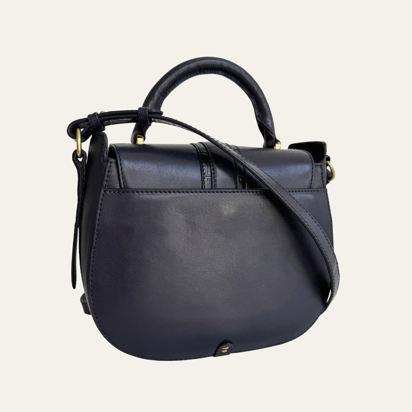 Belton Navy Saddle Bag