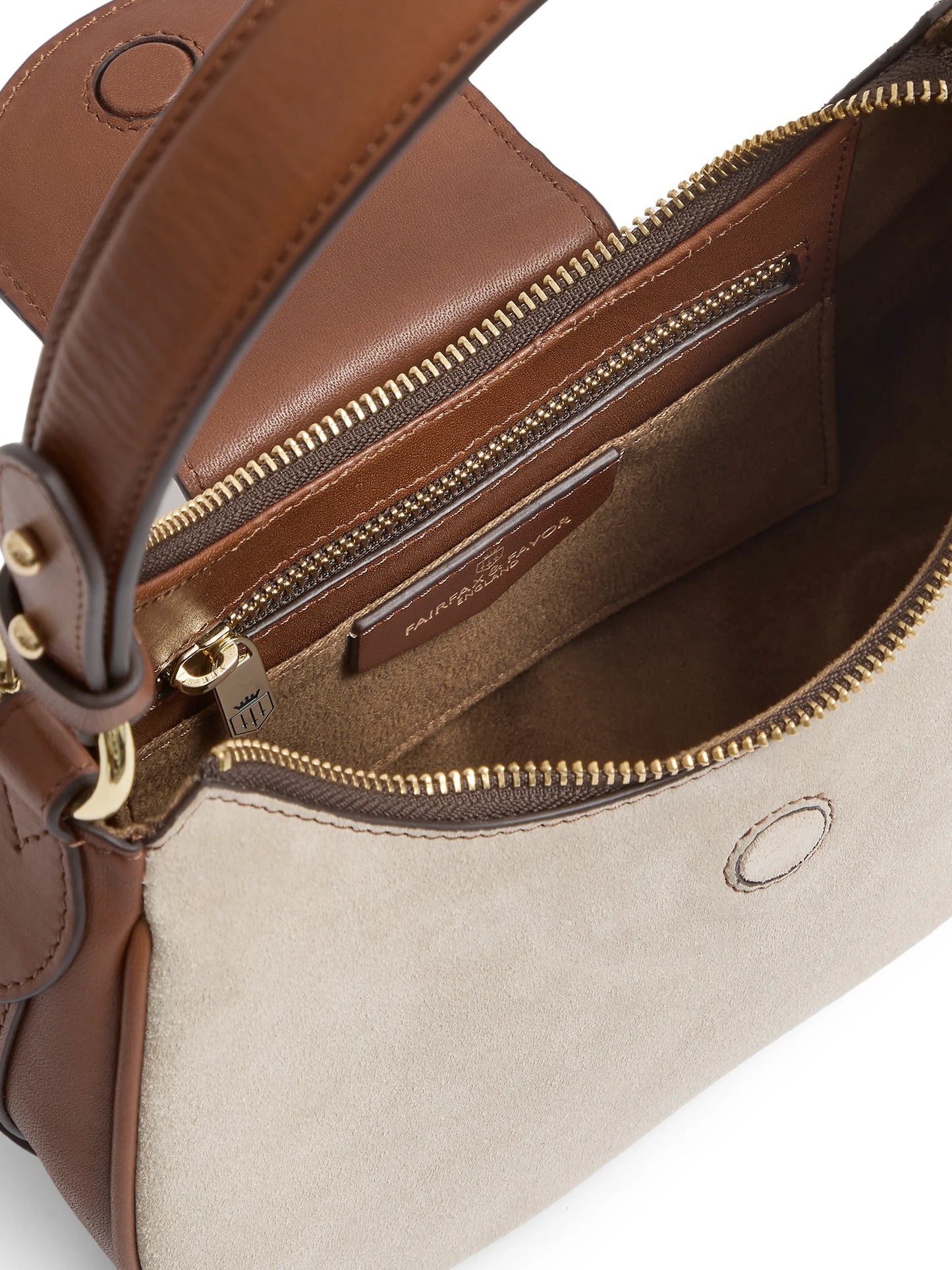 Windsor Shoulder Bag - Tan & Stone