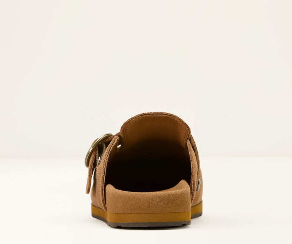 Country Mule Caramel Suede