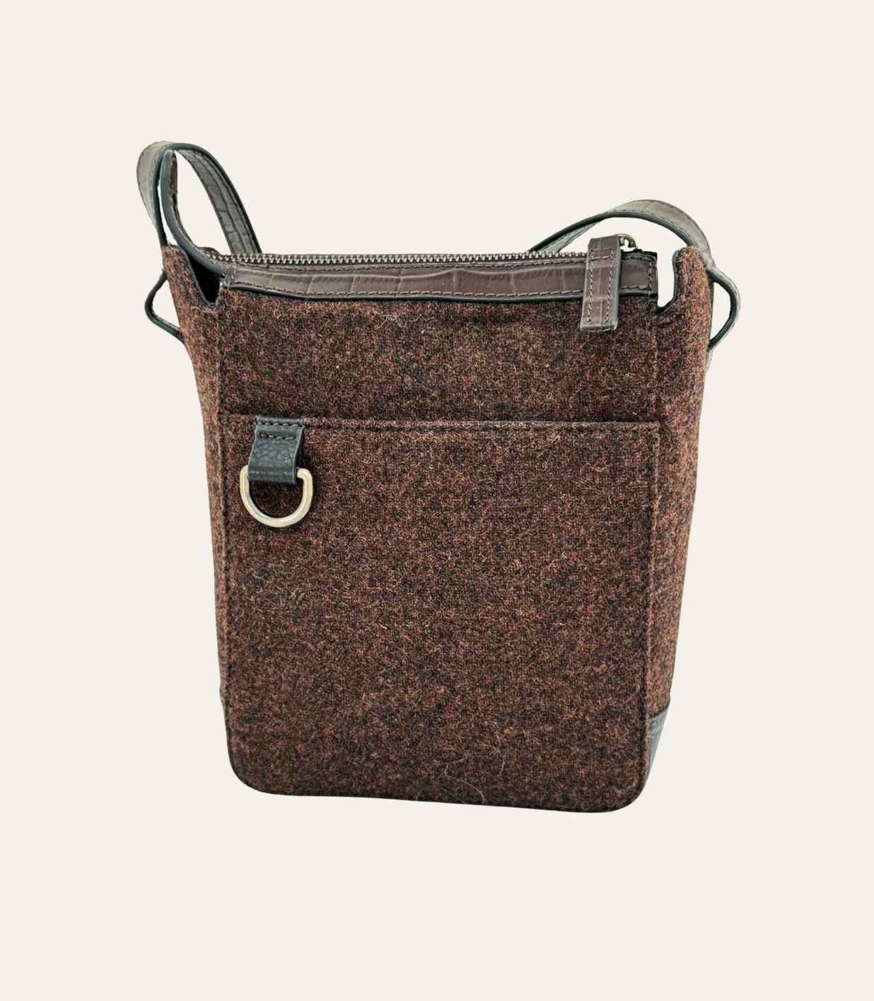Hackthorn Cross Body Tweed & Chocolate