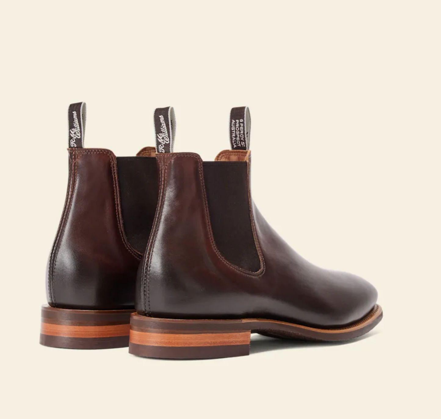 'Comfort Chinchilla' Bordeaux Burnished Calf