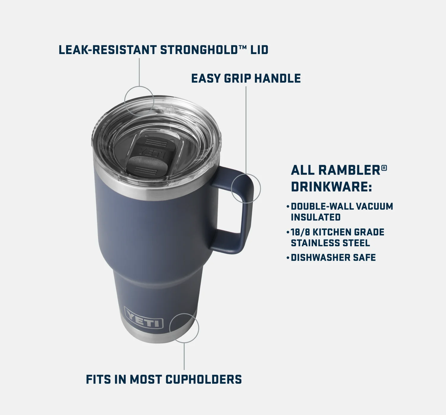 20oz Rambler Travel Mug - Seafoam