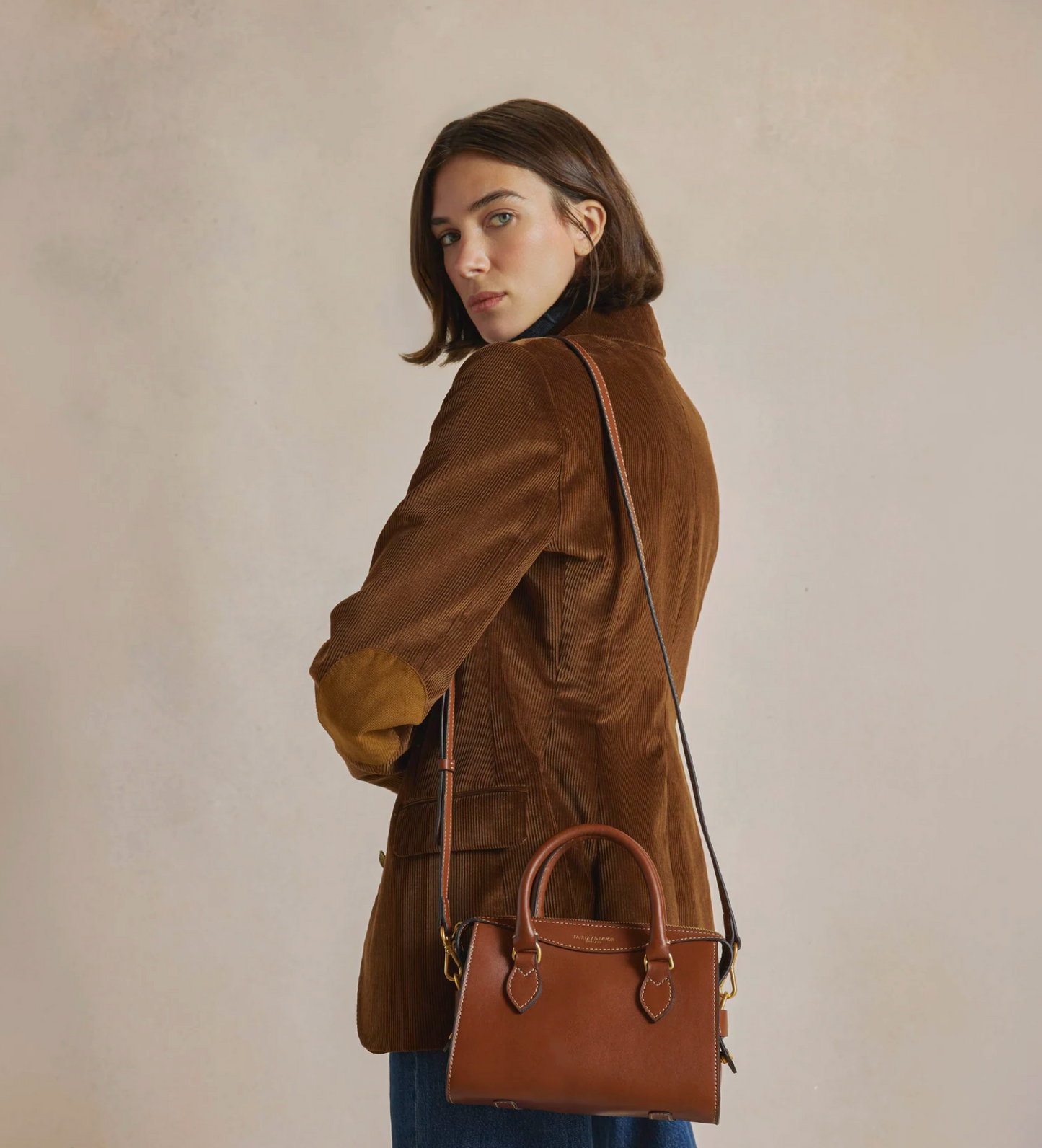 Mini Kew Tan Leather