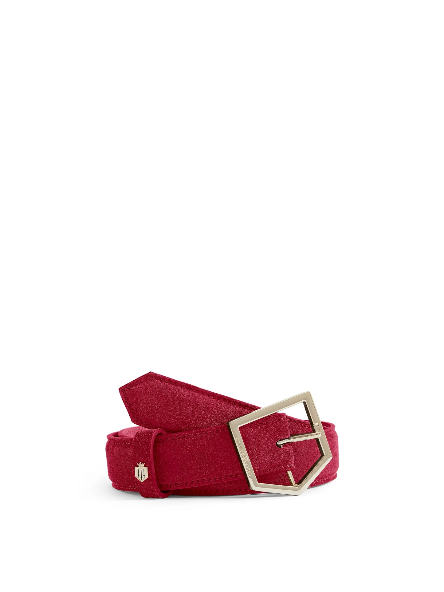 Felbrigg Belt Cherry Suede