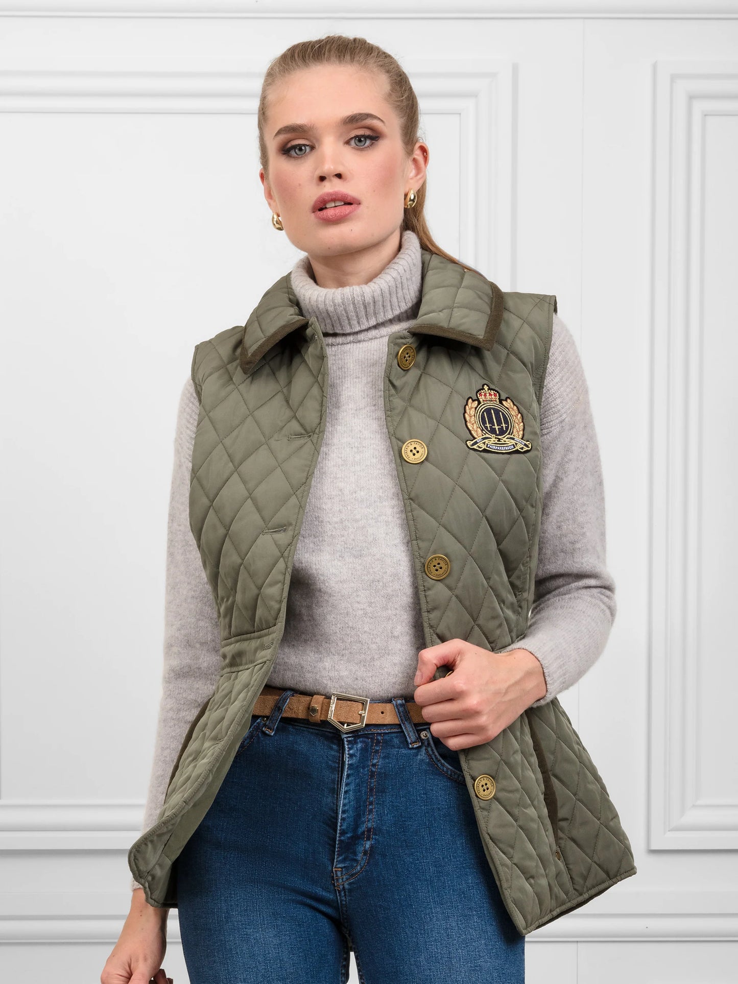 Bella Gilet Khaki