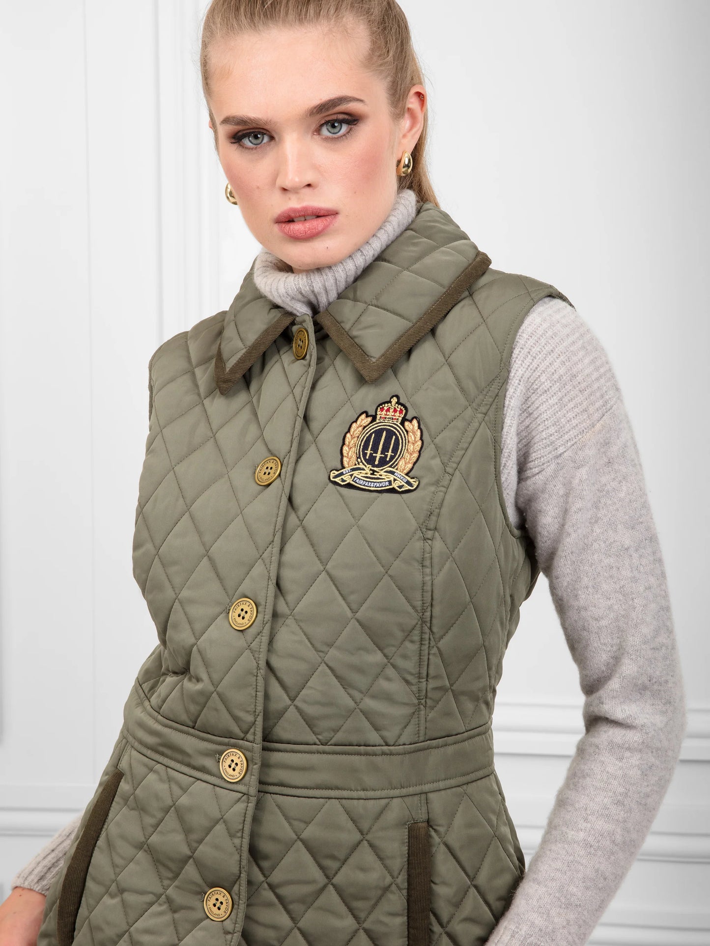 Bella Gilet Khaki