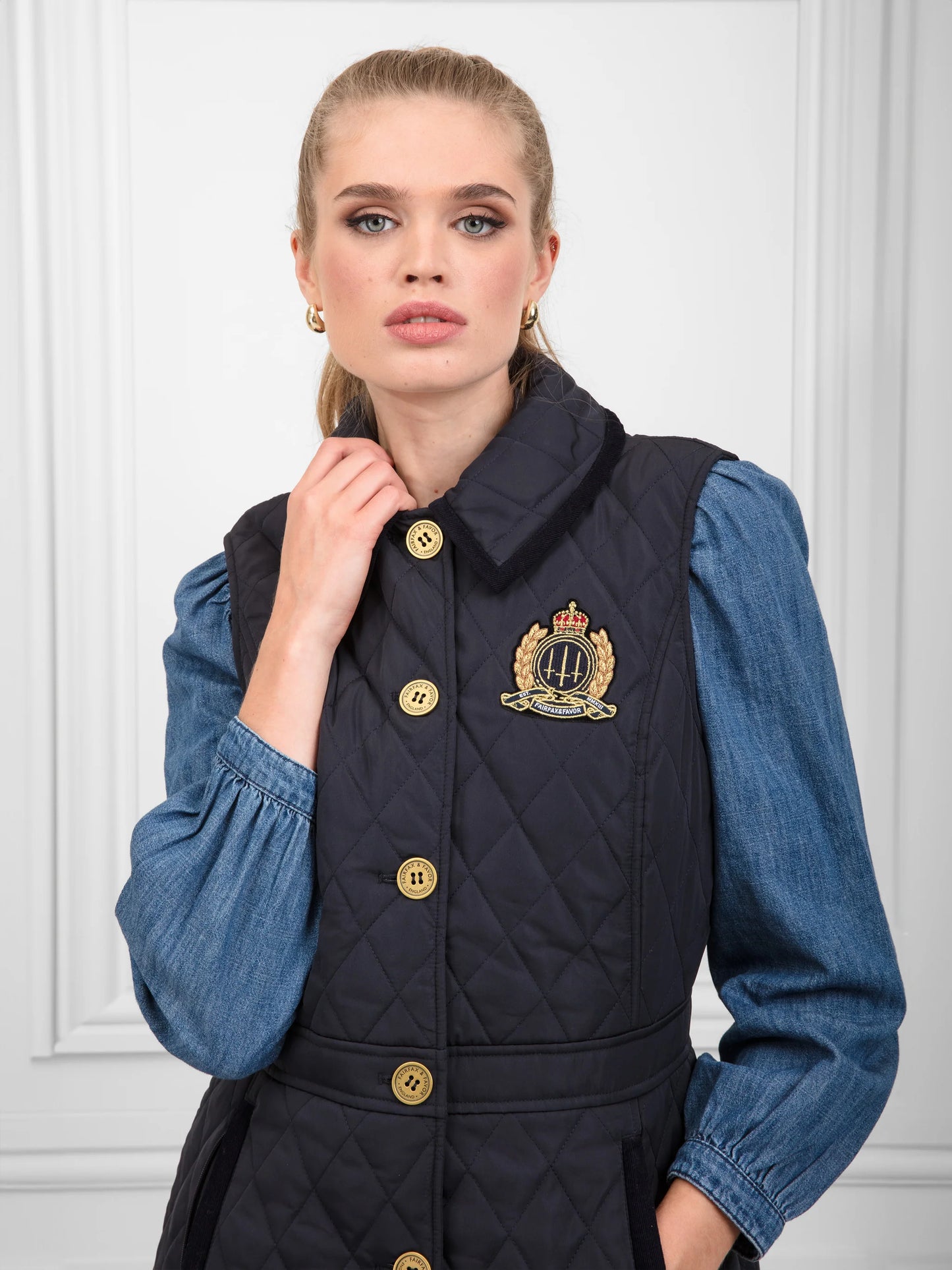 Bella Gilet Navy