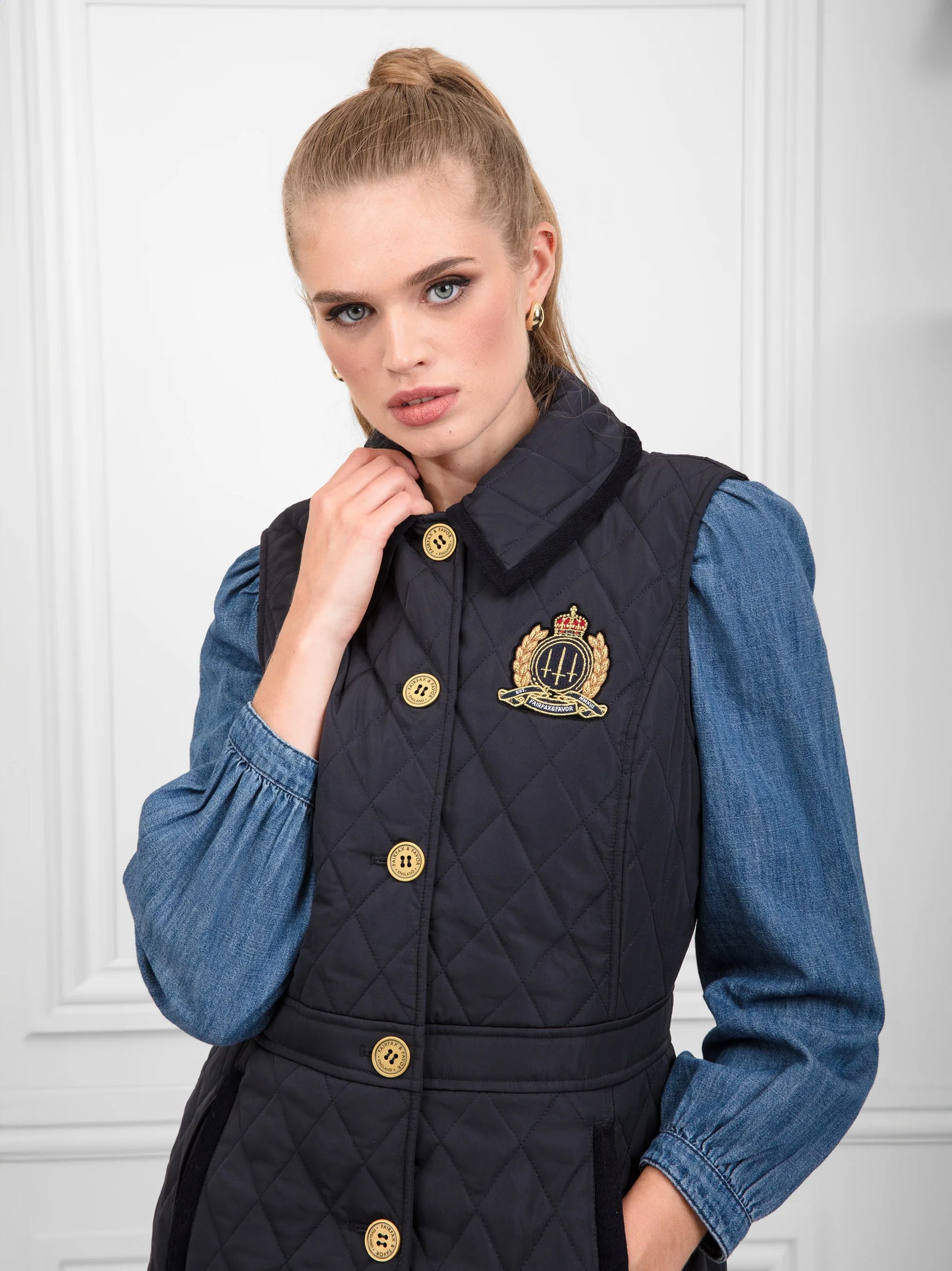 Bella Gilet Navy