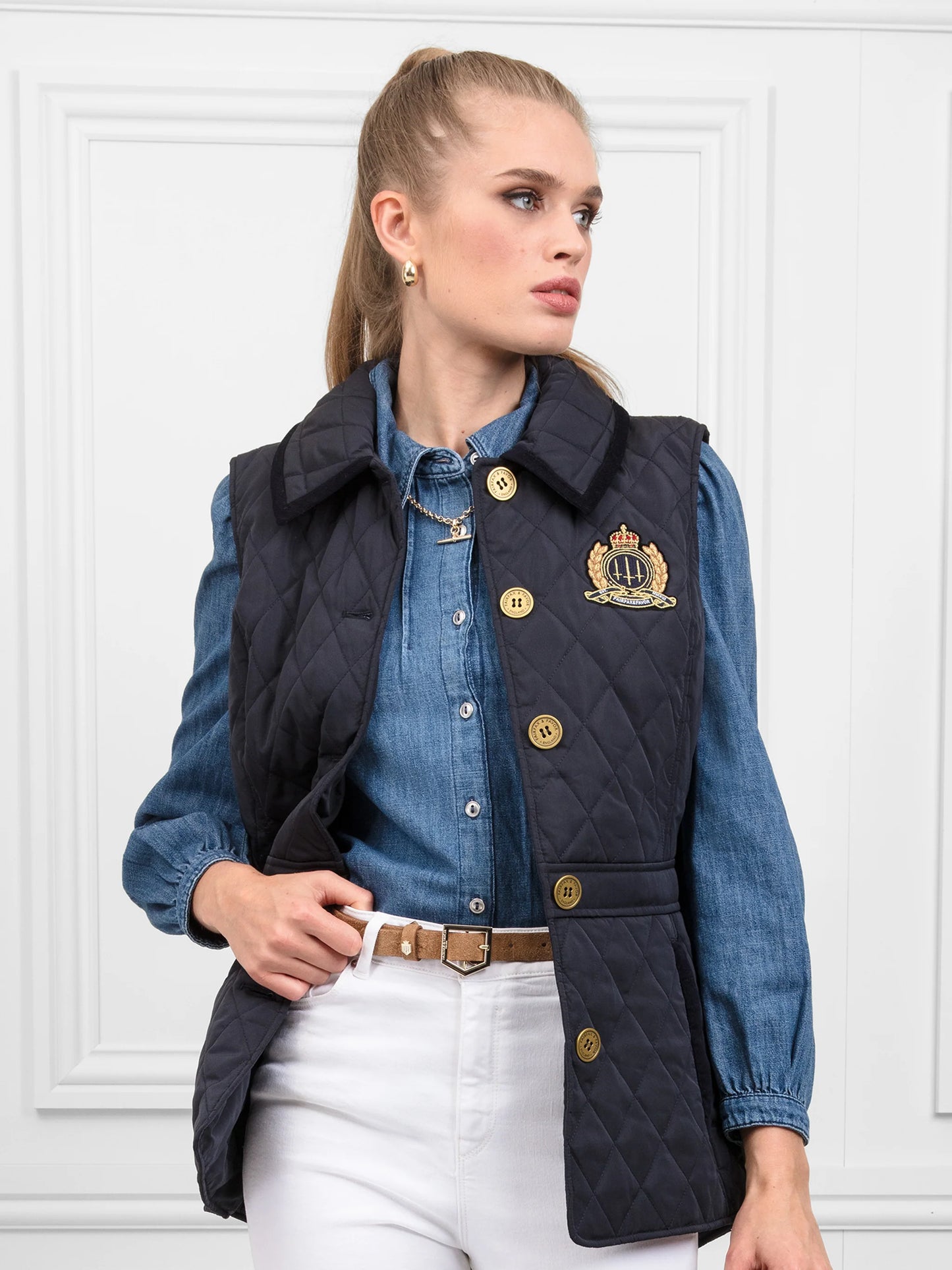 Bella Gilet Navy