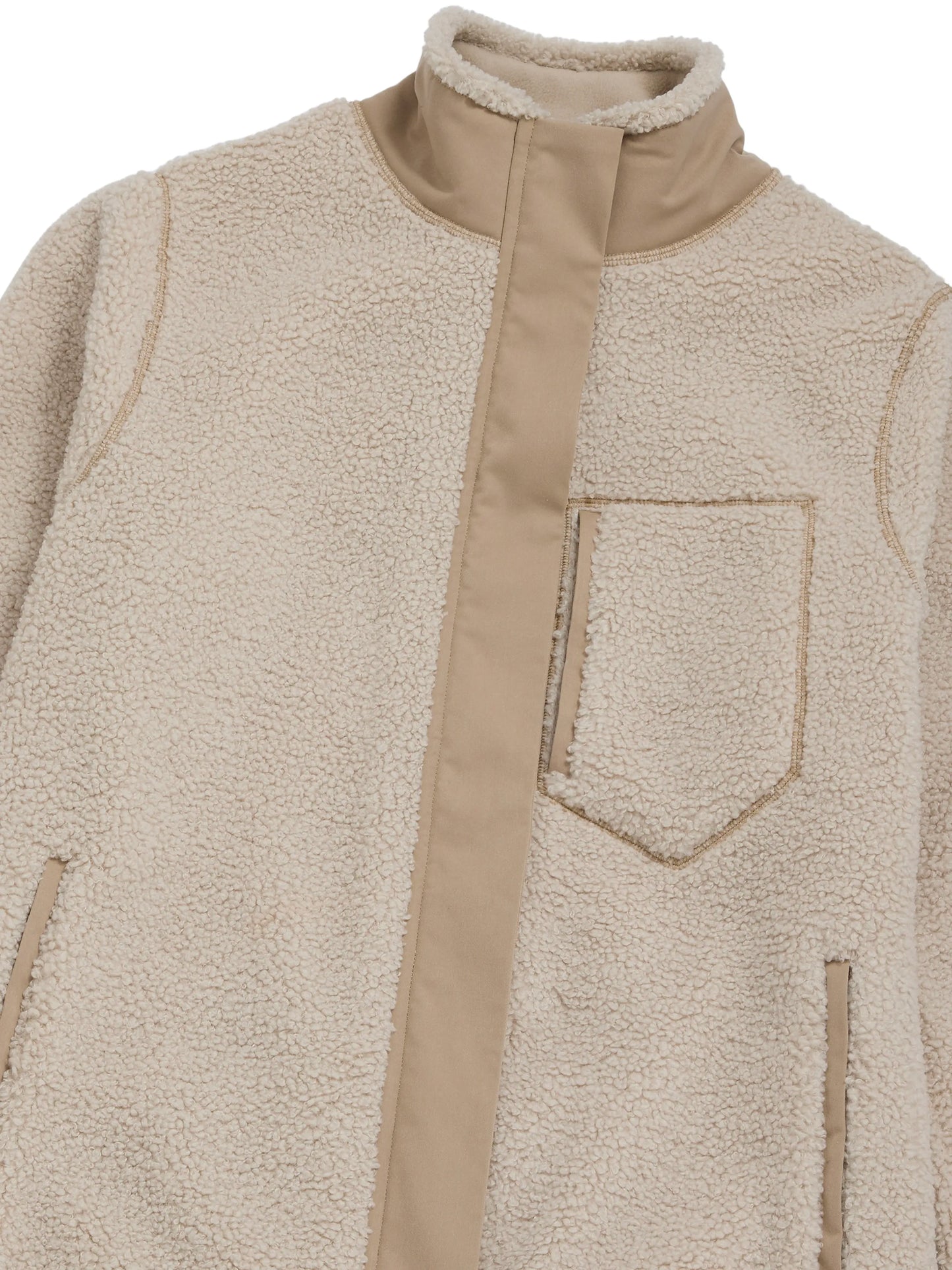Agnes Fleece Jacket - Ecru