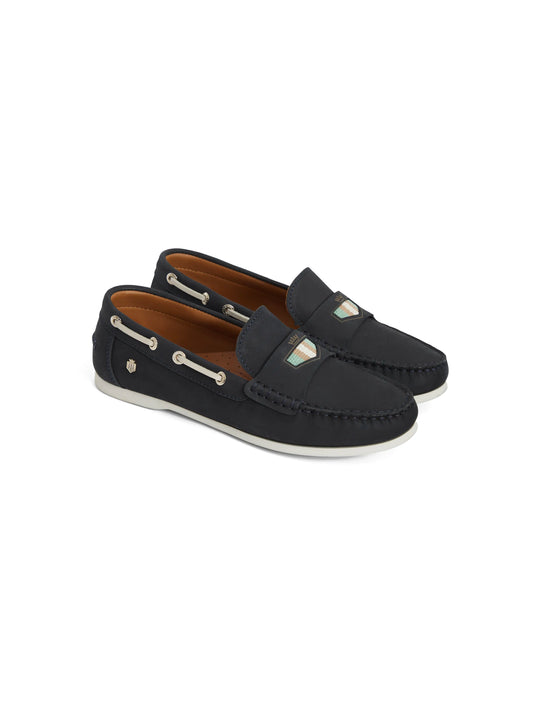 'Boston' Deck Shoe Navy & Mint