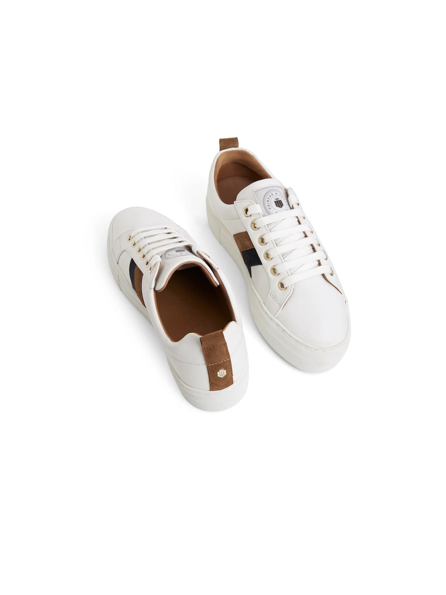 Alexandra Platform Tan/Navy