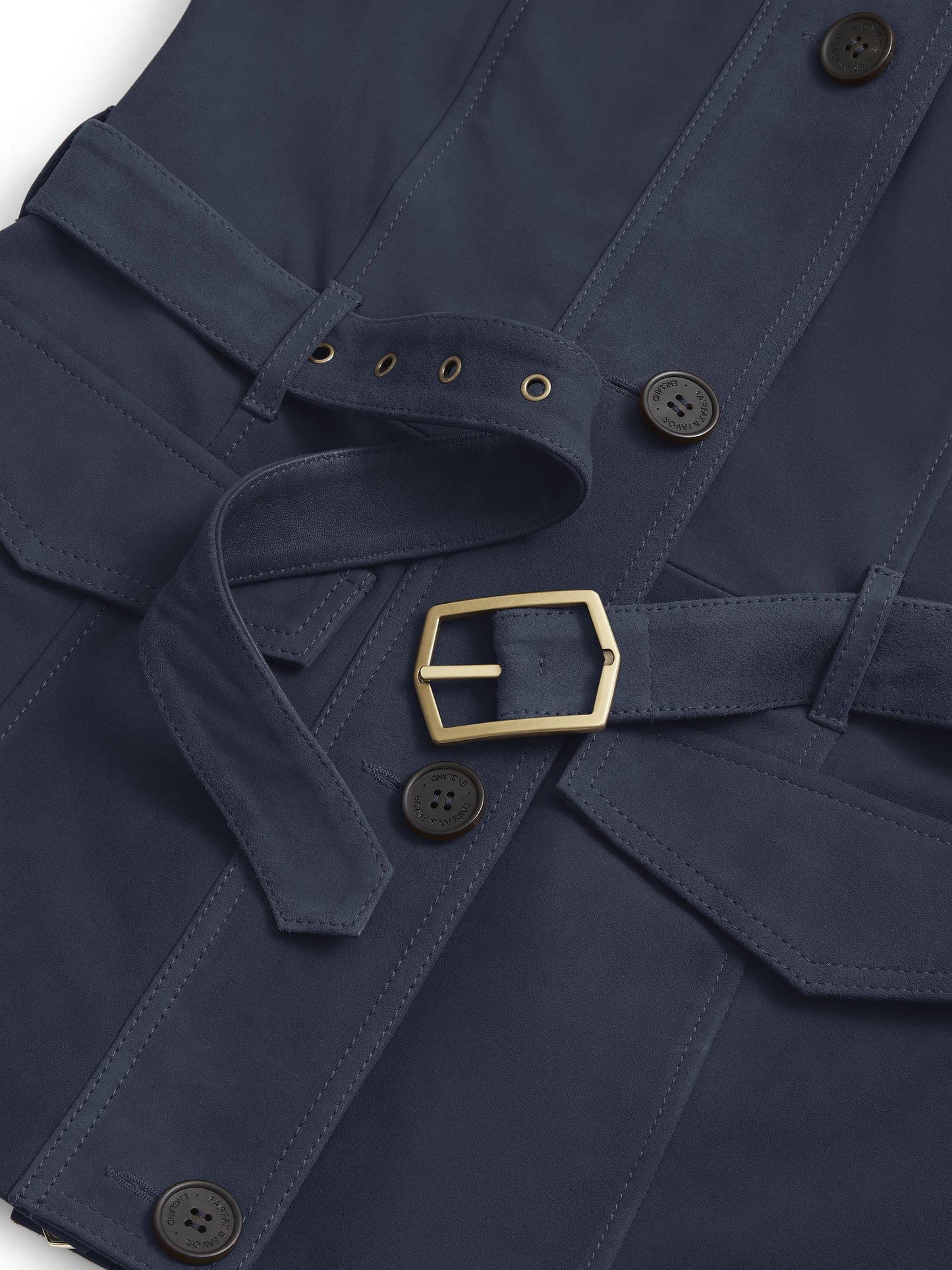 Frances Jacket Navy Suede