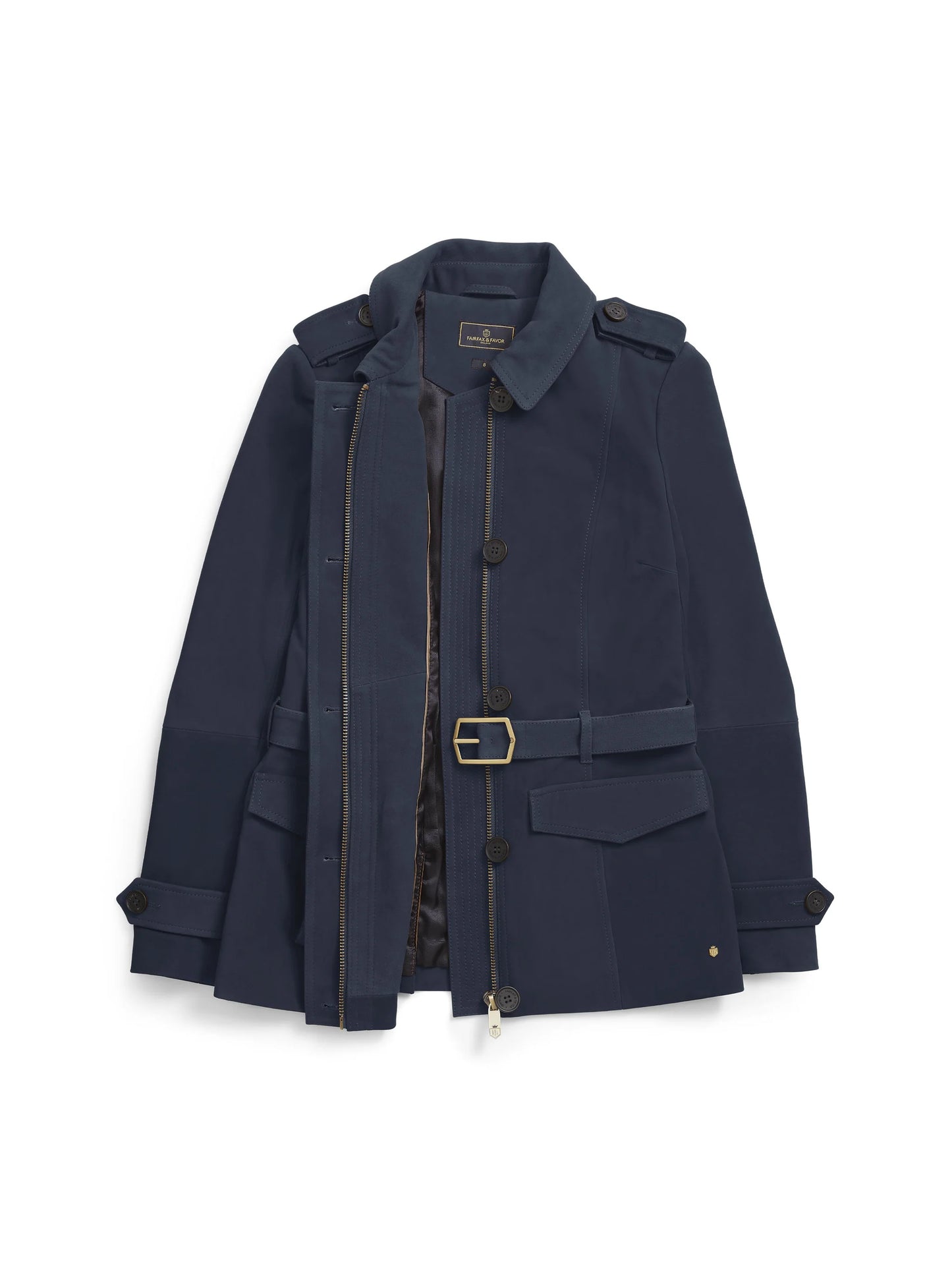 Frances Jacket Navy Suede