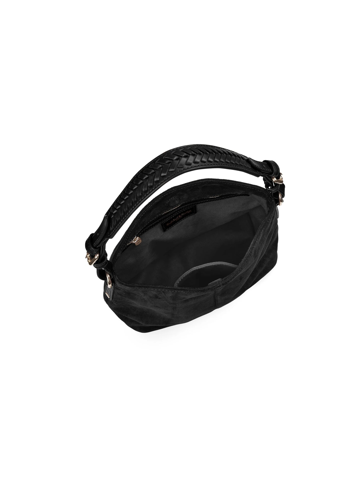 Mini Tetbury Black Suede