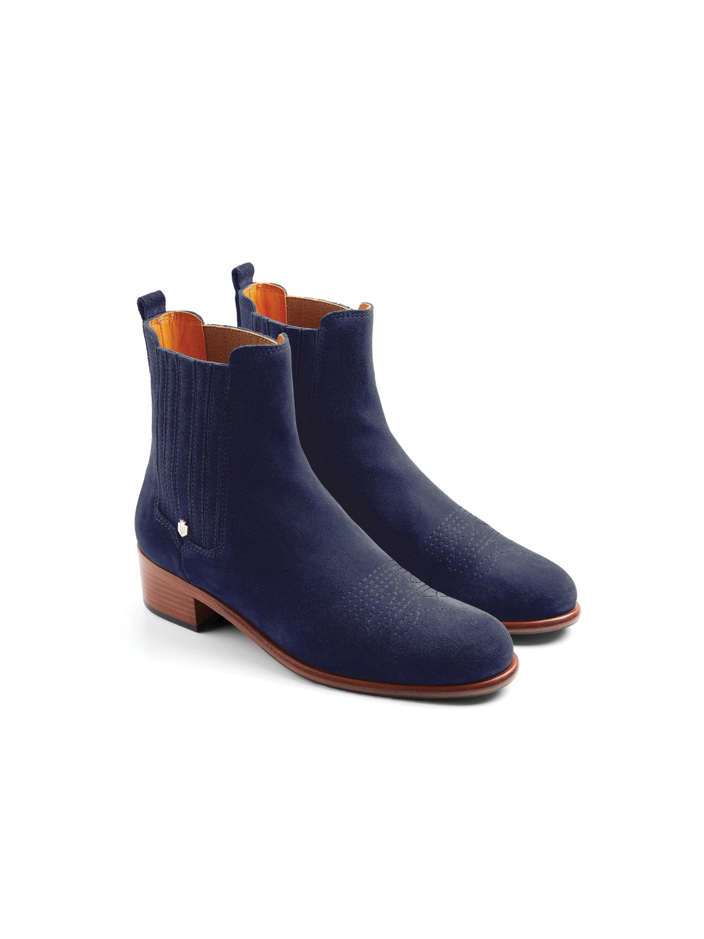 'Rockingham Chelsea Boot' Ink Suede