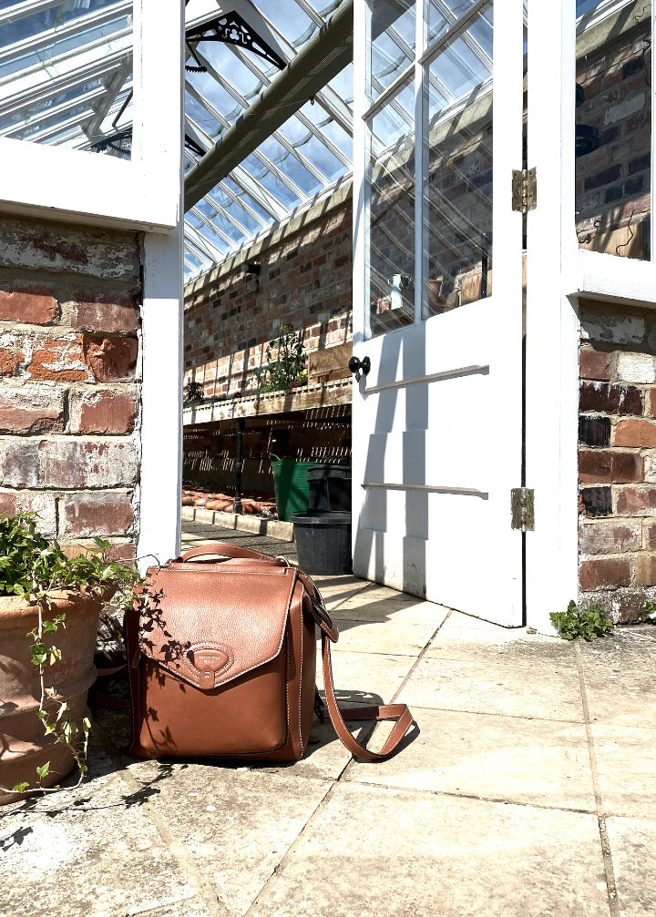 Bramham Rucksack Tan leather