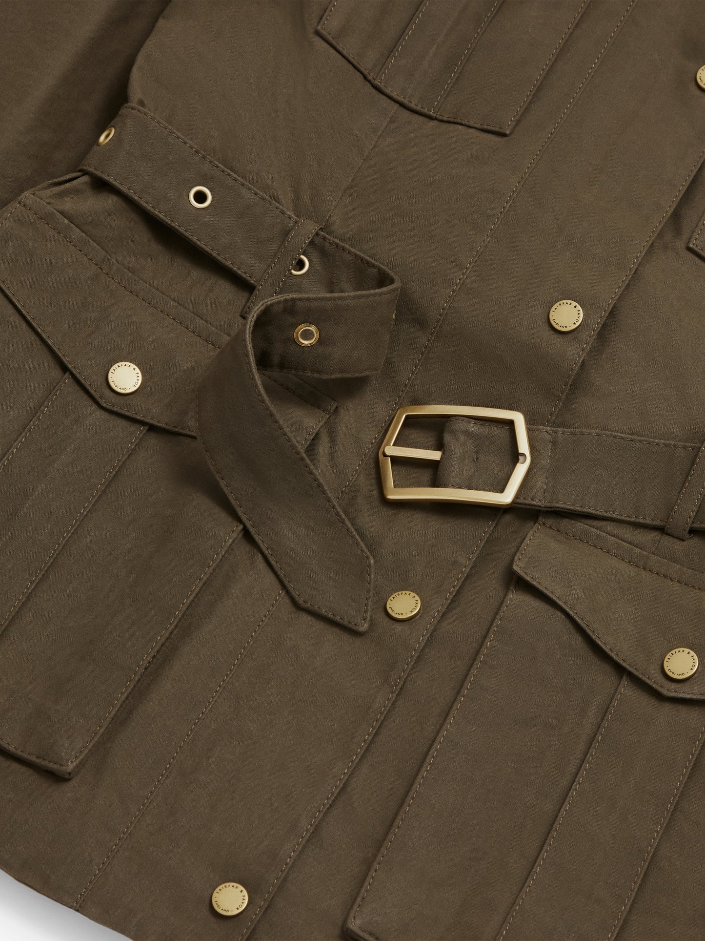 Sadie Wax Jacket Khaki