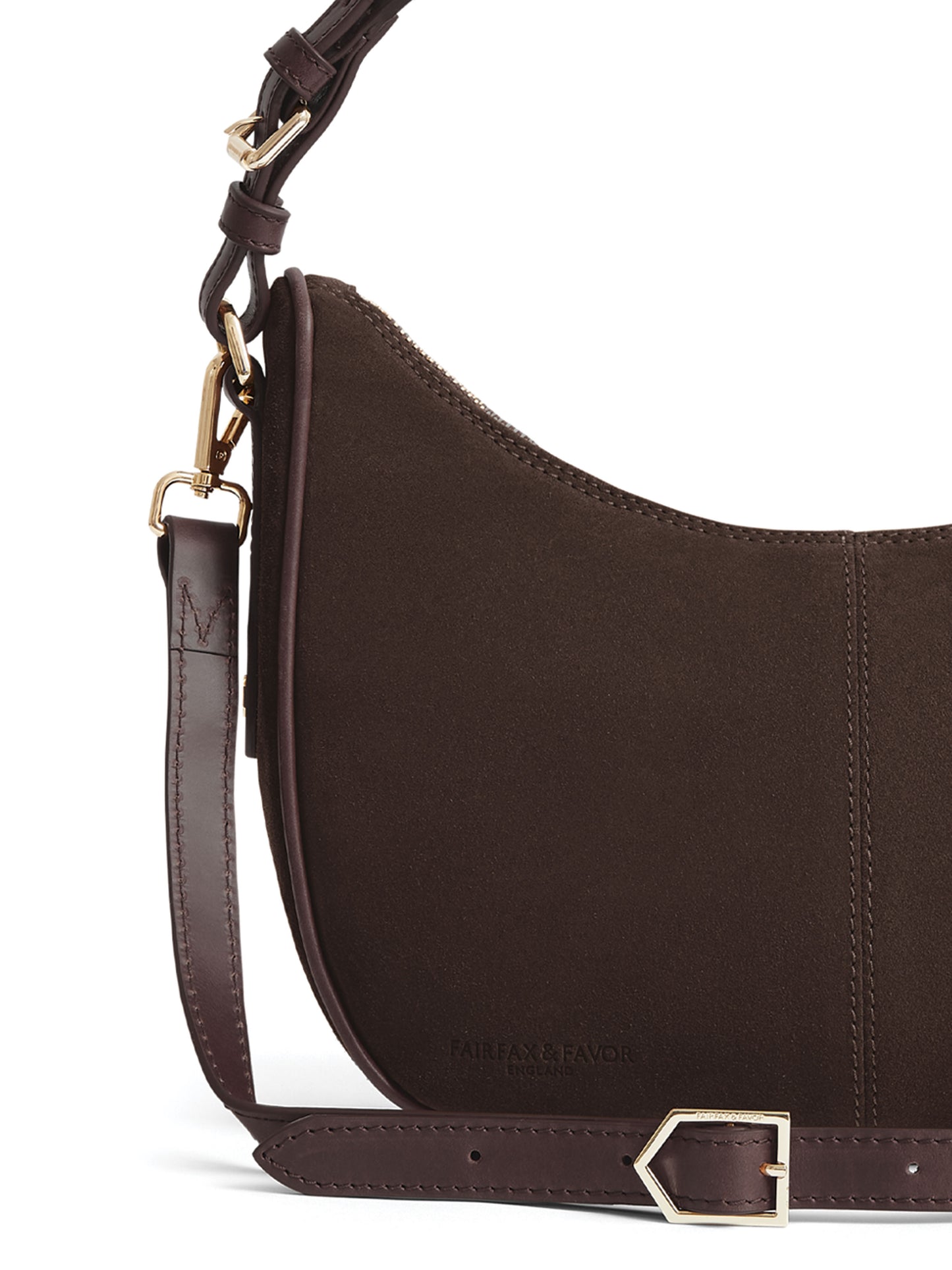 Tetbury Crescent Chocolate Suede