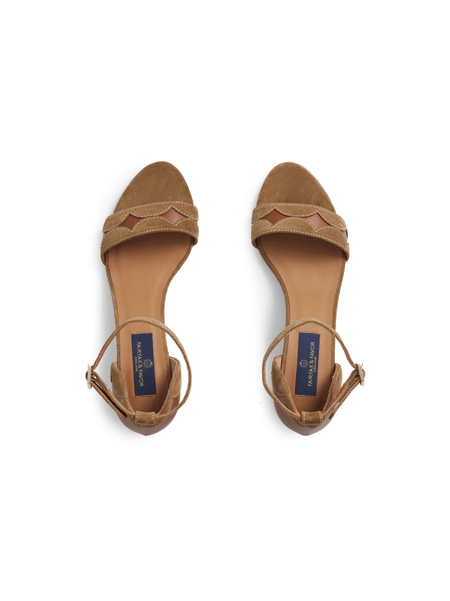Ohio Tan Mid Heel Sandal