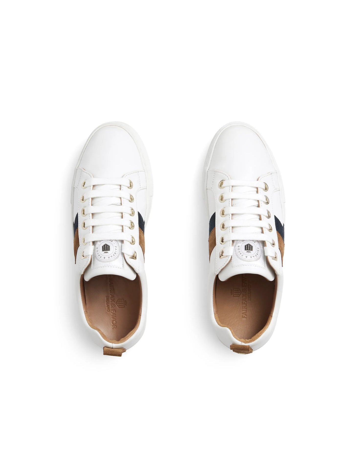 Alexandra Platform Tan/Navy