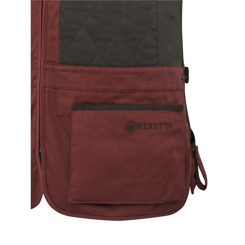 Beretta - Teal Sporting Vest - Madder Brown