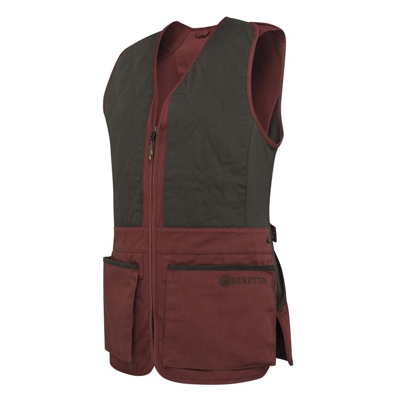 Beretta - Teal Sporting Vest - Madder Brown