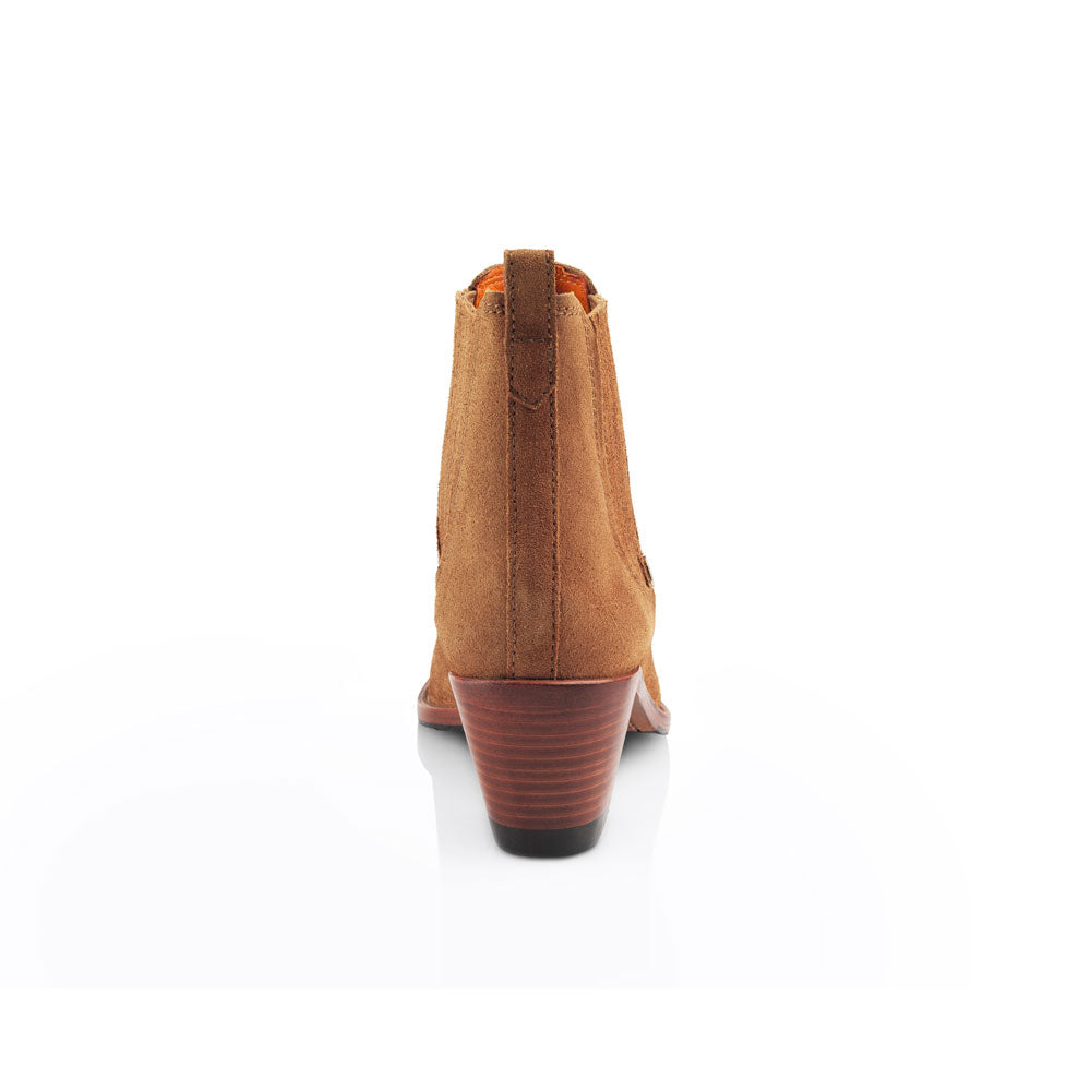 'Rockingham Ankle Boot' Tan Suede