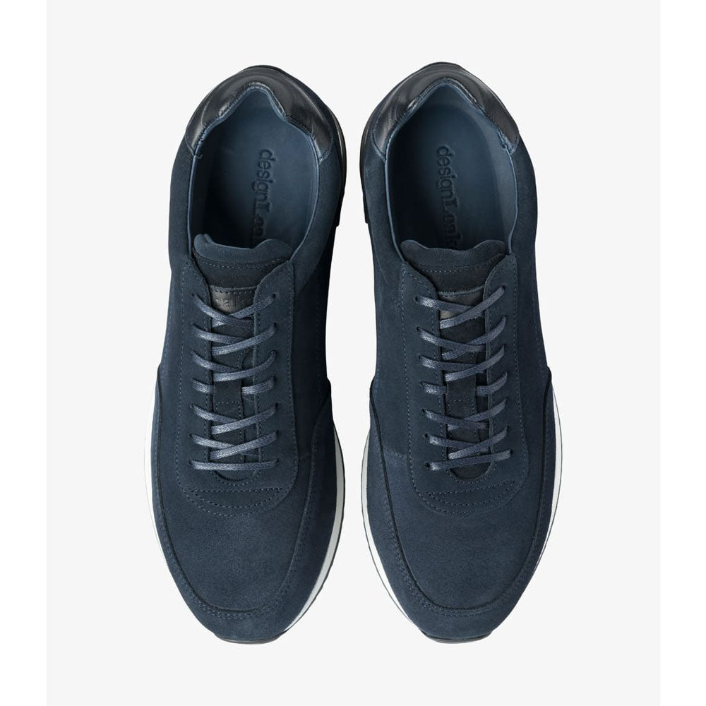 Bannister Navy Suede
