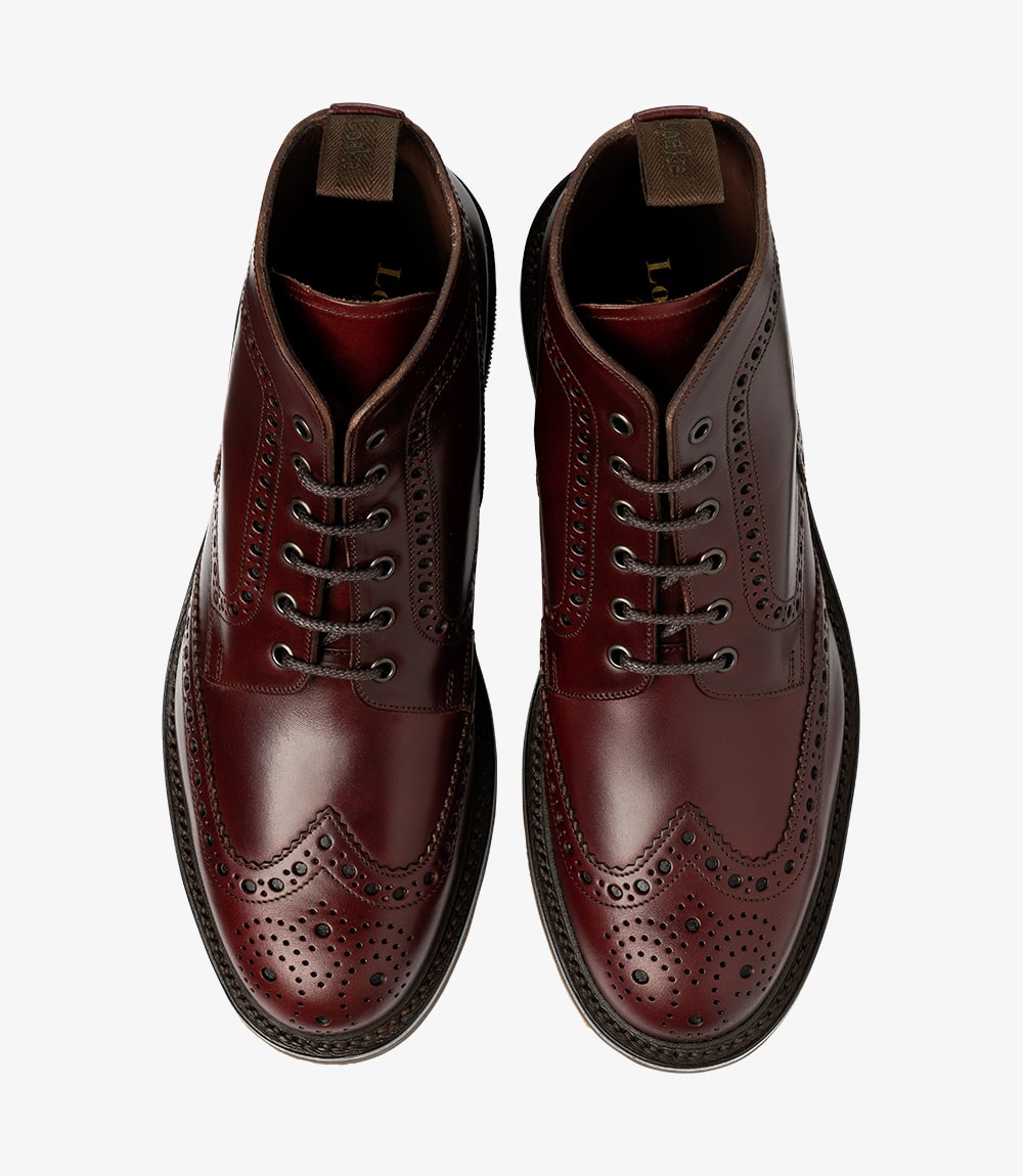 'Bedale' Burgundy Chromexcel Calf