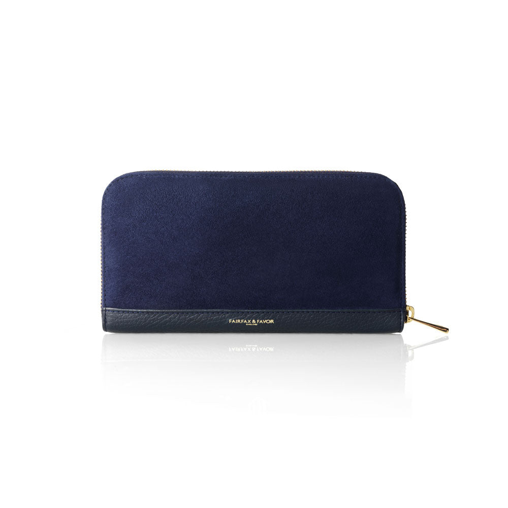 'Salisbury' Navy Suede