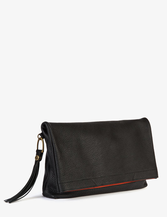 'Nose' Bag Black Calf