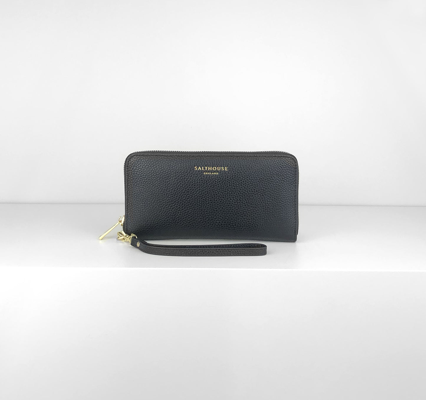 Valentina Wallet Black Pebble