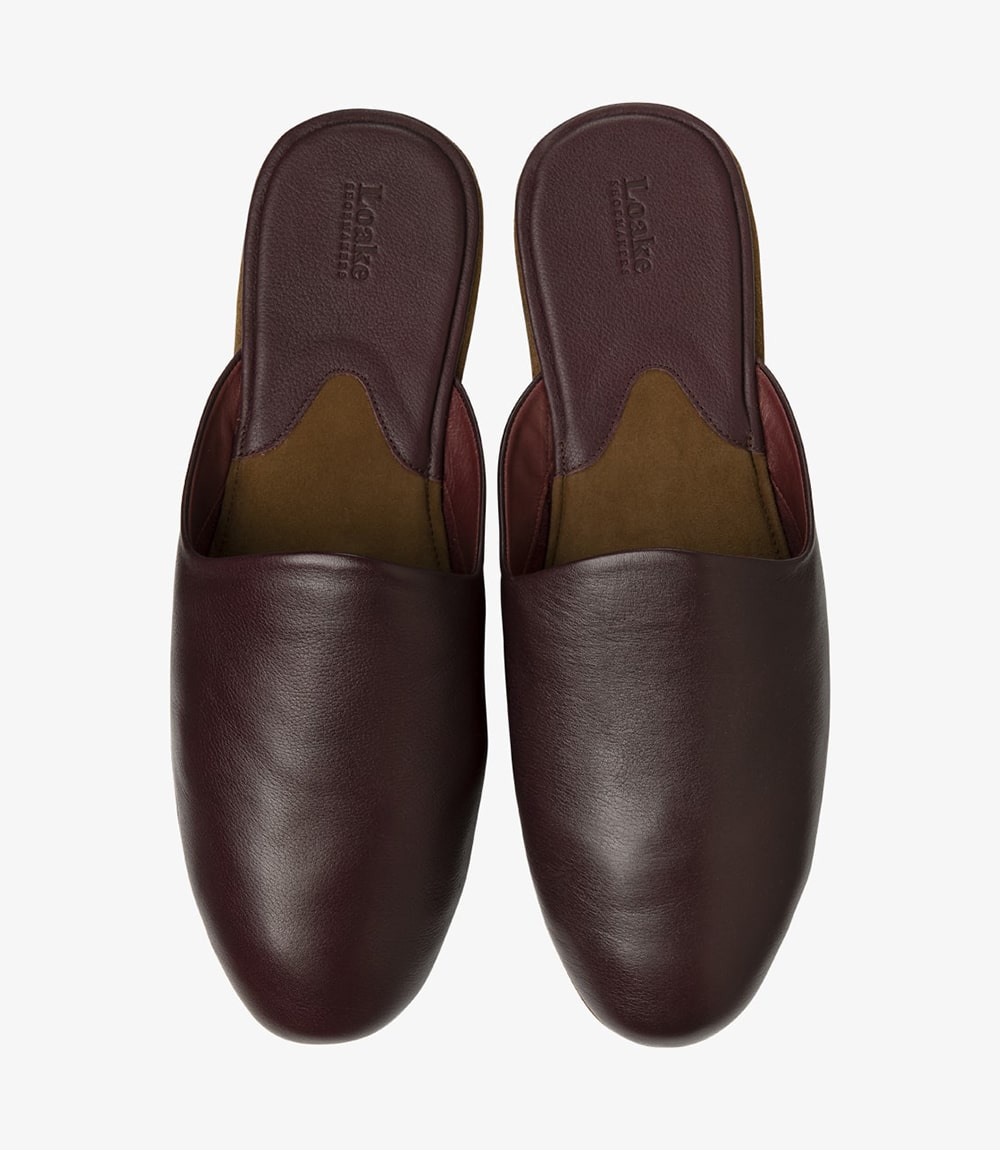 'Garrick' Burgundy Leather