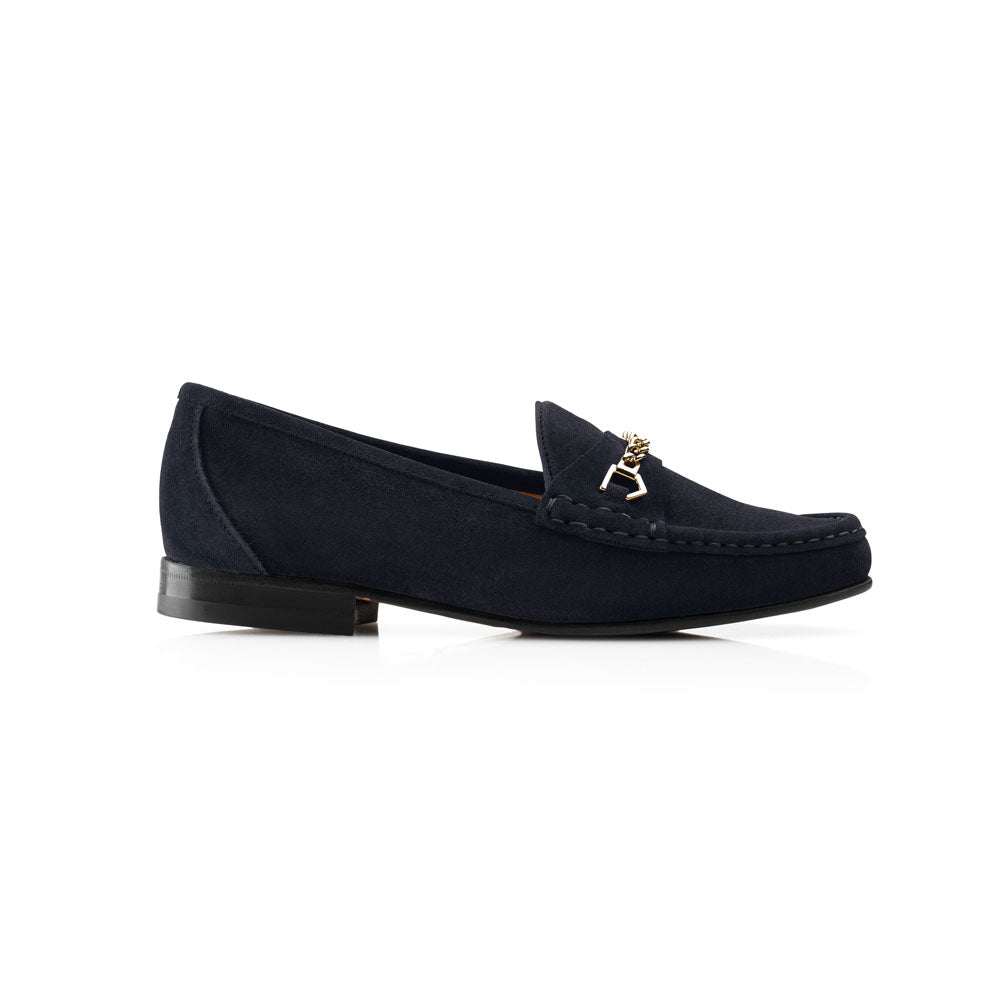 'Apsley' Navy Suede