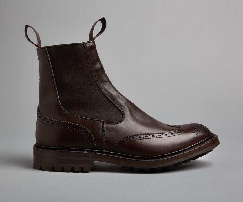 'Henry' Espresso Burnished Calf Leather