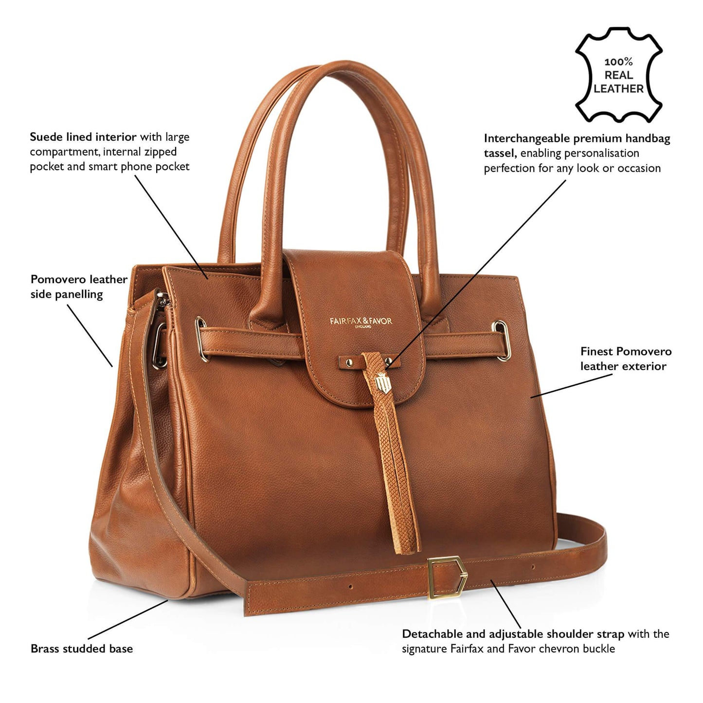 'Windsor' Tan Leather