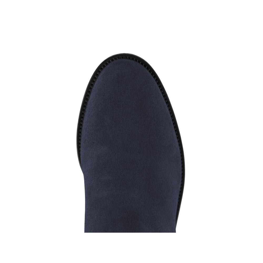 'Regina' Heeled Sporting Fit Navy Suede