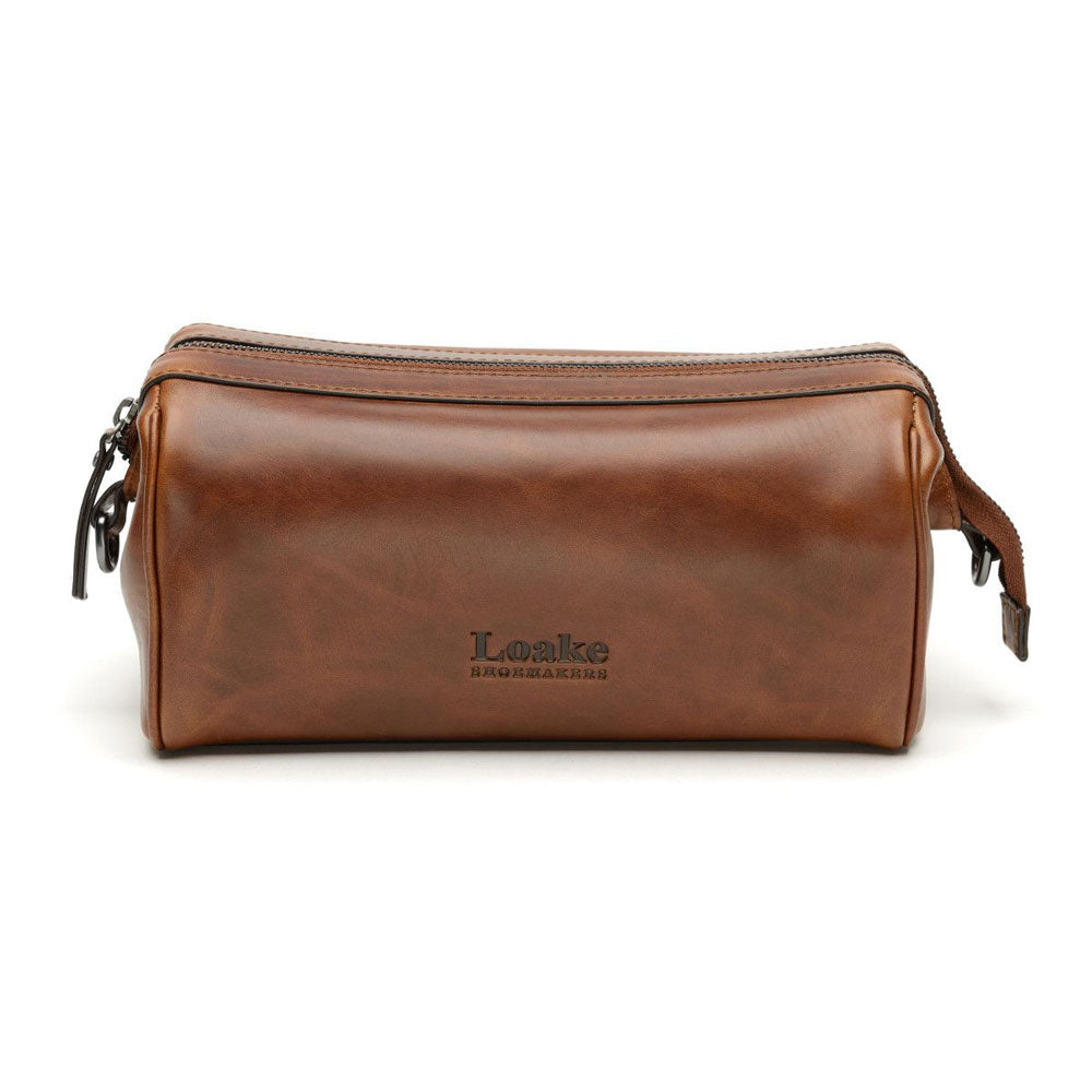 'Thames' Brown Wash Bag