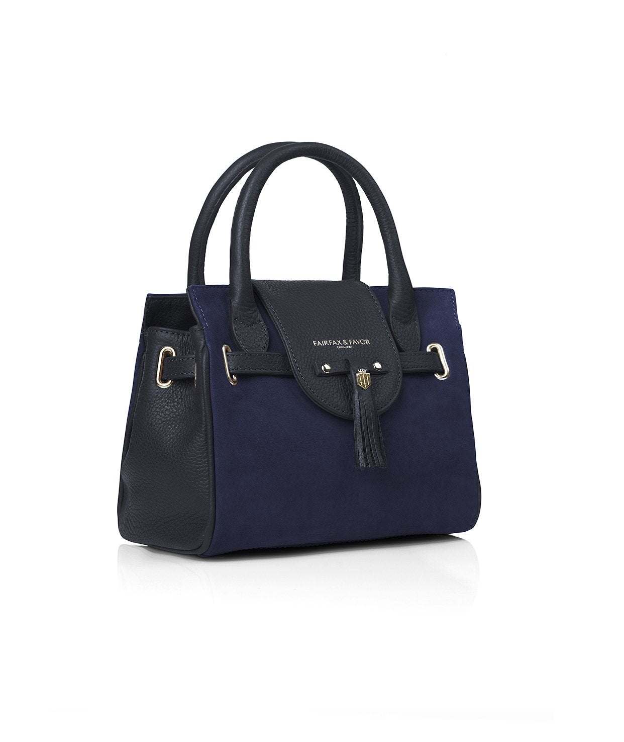 'Mini Windsor' Navy Suede