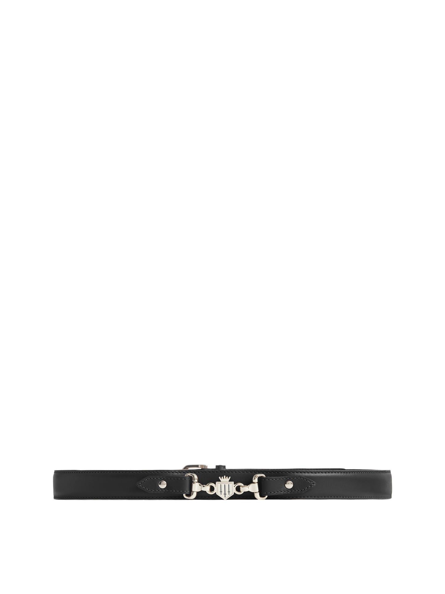 Moulton Black Leather Belt