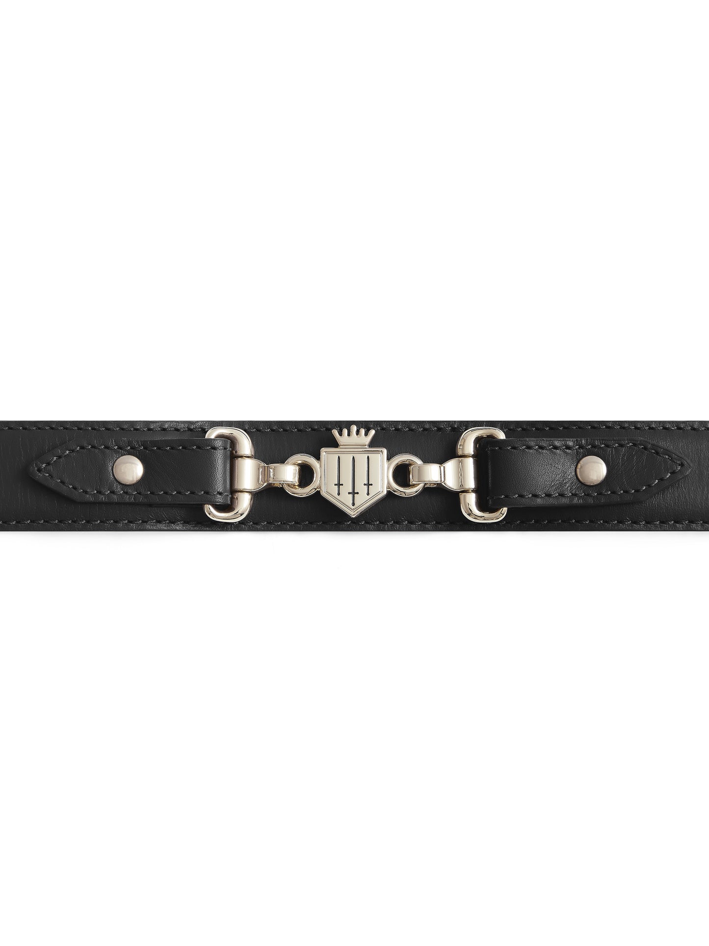 Moulton Black Leather Belt