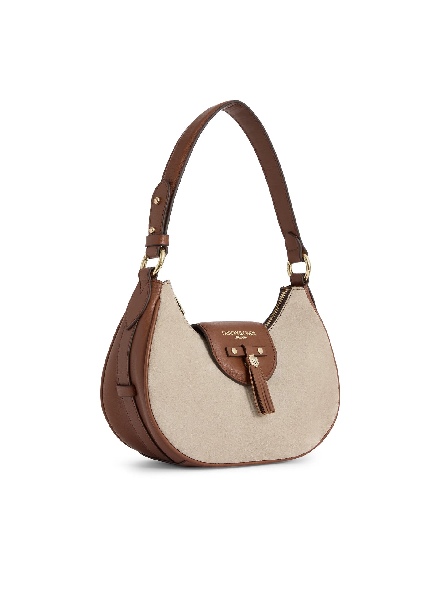 Windsor Shoulder Bag - Tan & Stone