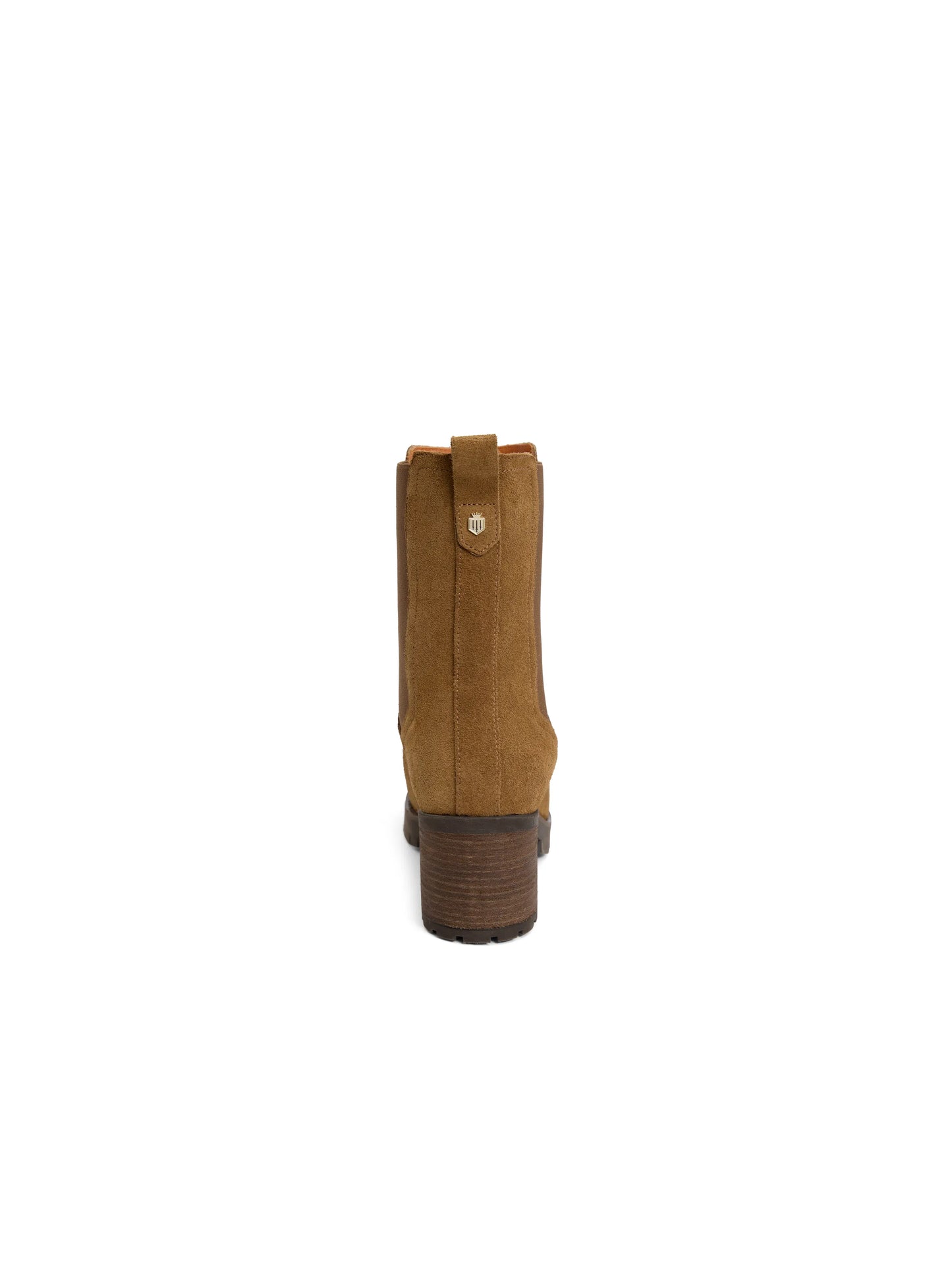 'Heeled Boudica' Tan Suede