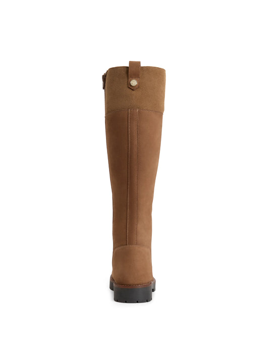 Anglesey Combat Knee High Congac Nubuck